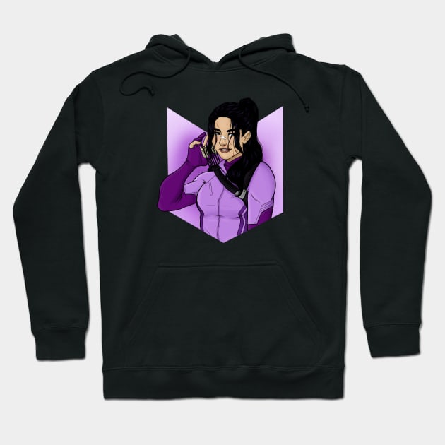 Kate Bishop Hoodie by Christian Carroll